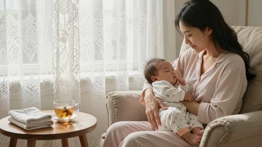 gentle routines nurture postpartum well being