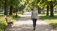 gentle starter walking routine