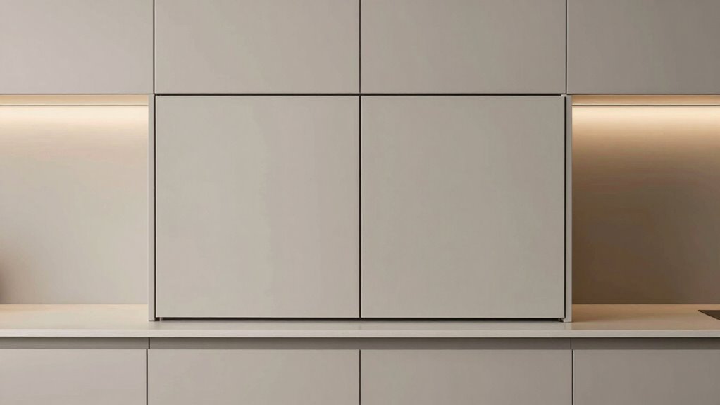 hidden appliances in kitchens