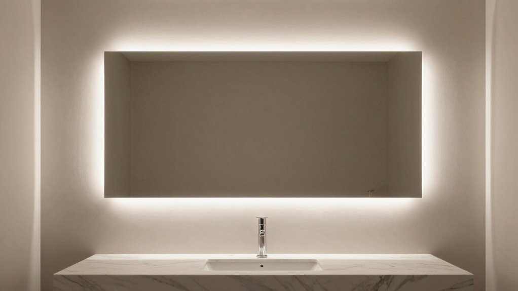 illuminated reflection enhances space