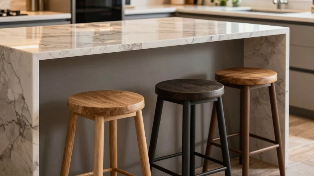 incorrect counter stool height