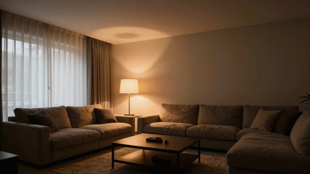 layered lighting creates ambiance