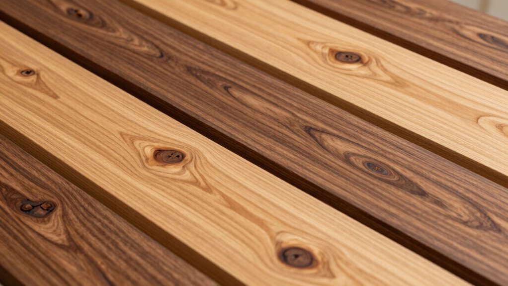 layering wood tones effectively
