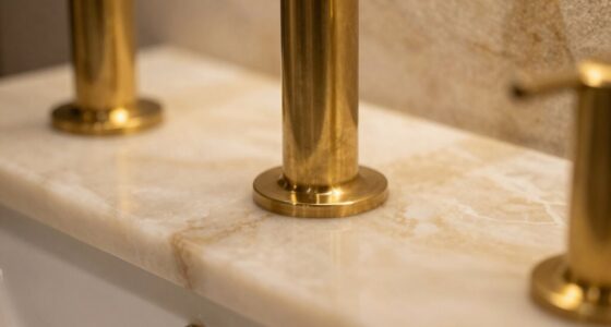 luxurious metallic lighting finishes