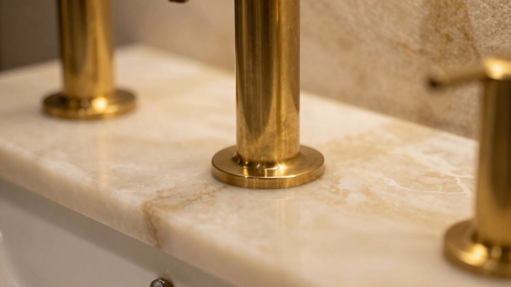 luxurious metallic lighting finishes