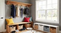 maximize family mudroom efficiency