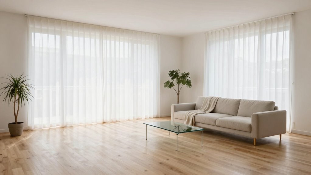 minimal furniture enhances space
