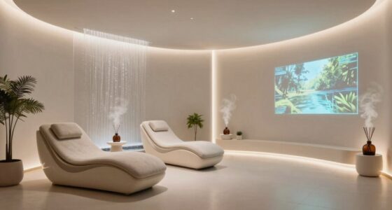 modern health and relaxation space