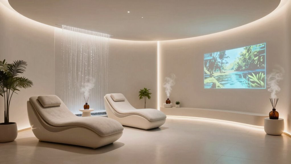 modern health and relaxation space