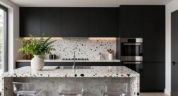 modern vibrant kitchen materials