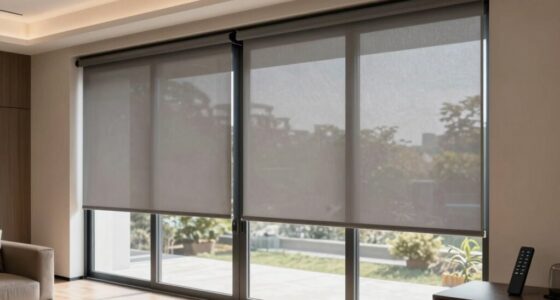motorized sliding door shades