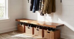 multifunctional mudroom seating