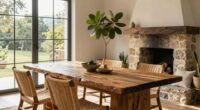 natural materials enhance interiors