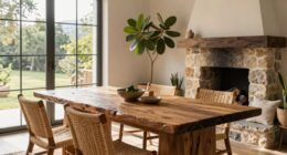 natural materials enhance interiors