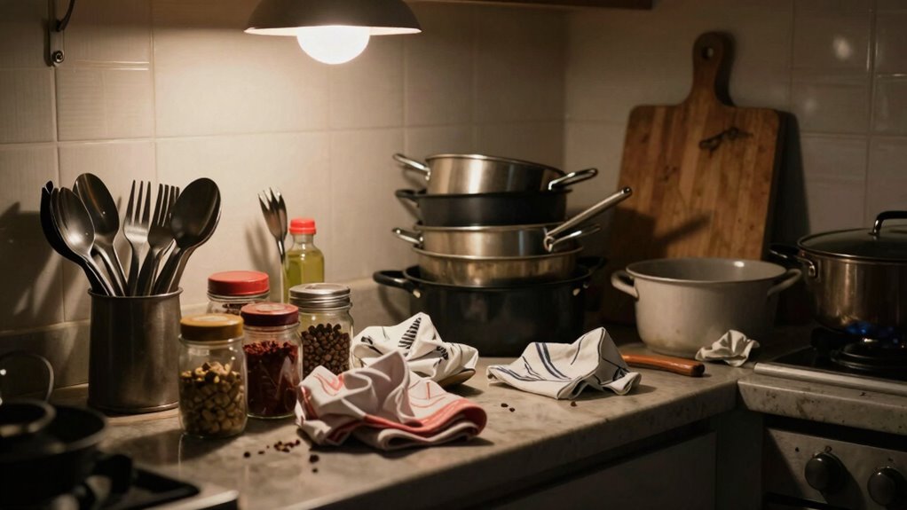 neglecting nightly cleaning routine