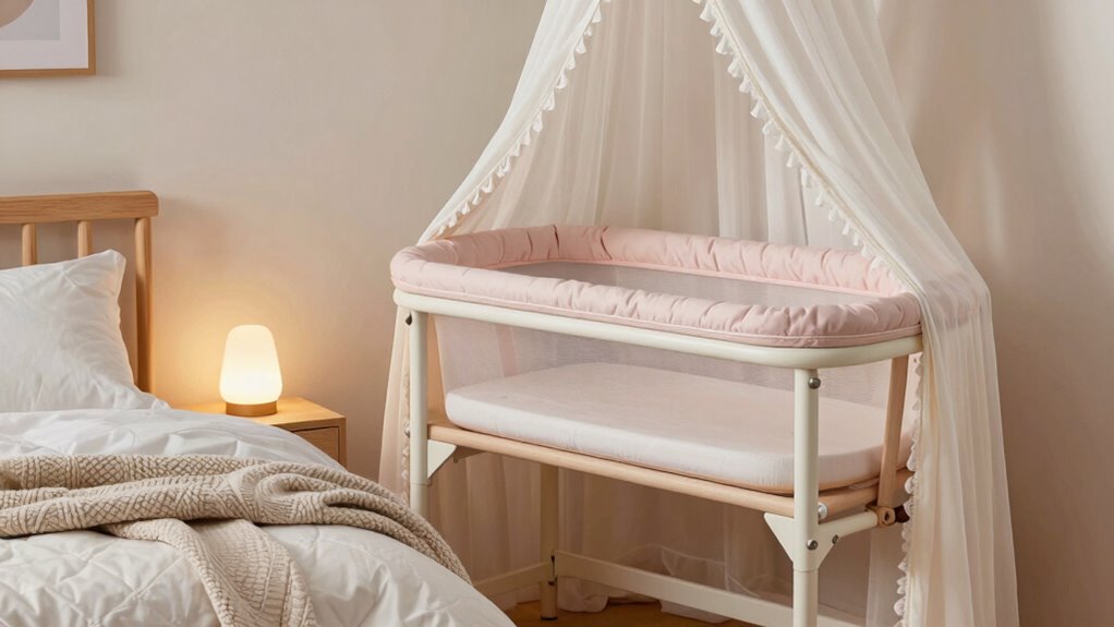 optimal bedside bassinet setup