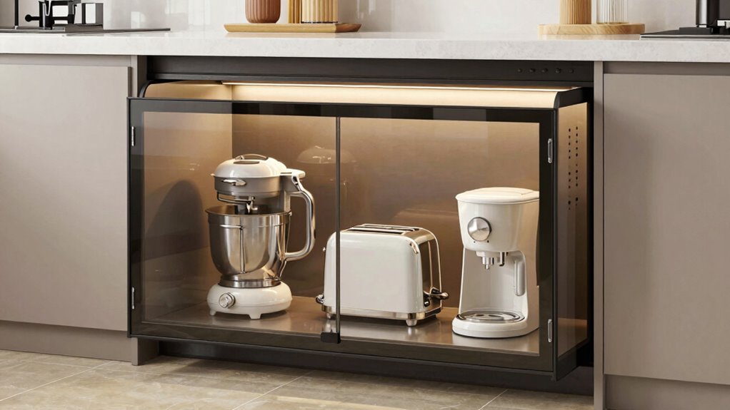 organized accessible kitchen storage