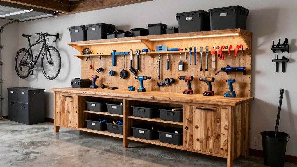 organized customizable garage storage