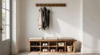 organized durable entryway storage