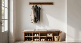 organized durable entryway storage