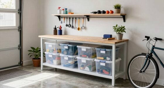 organized garage for easy access