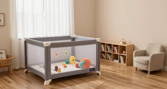 organized playpen area zones