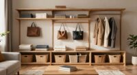 organized storage improves comfort