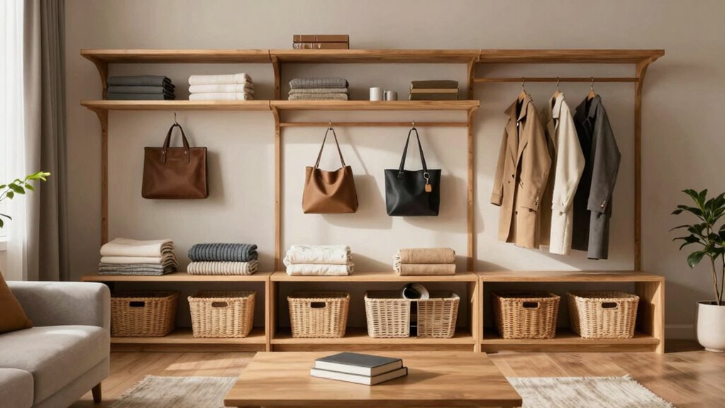organized storage improves comfort