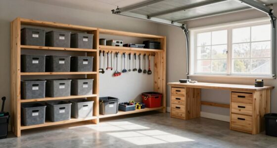 organized storage simplifies maintenance