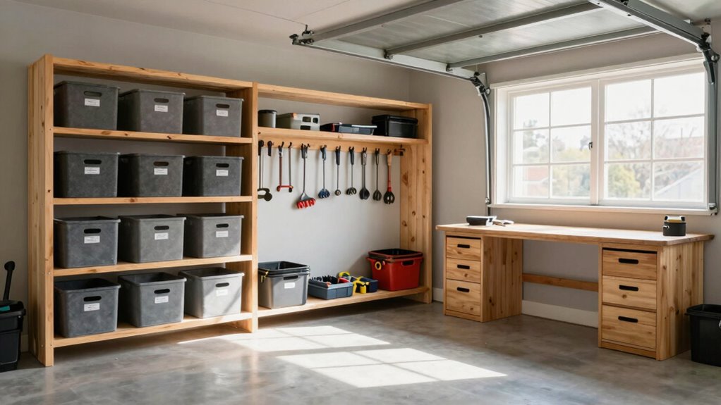 organized storage simplifies maintenance