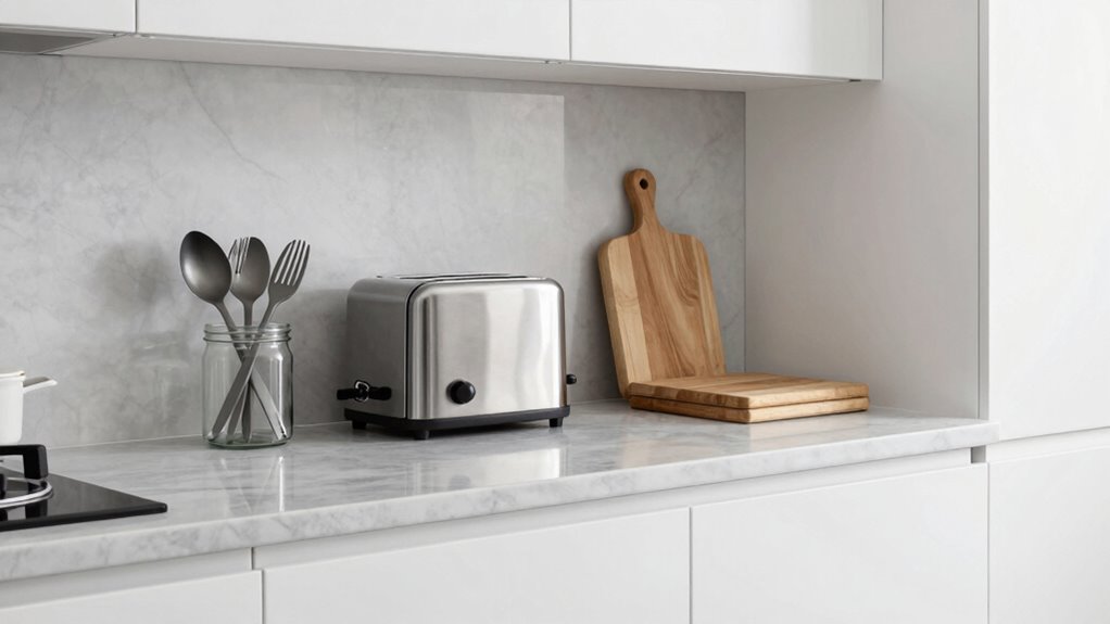 organized stylish kitchen surfaces