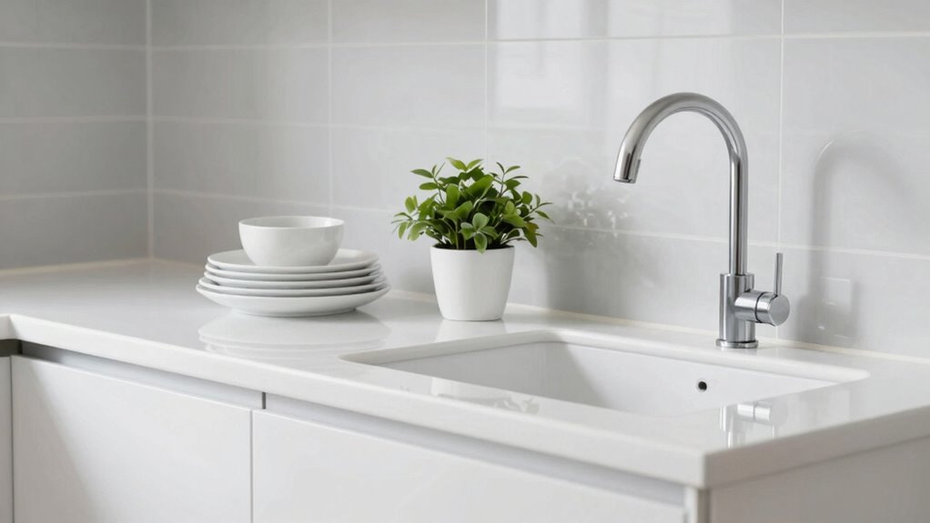 organized tidy countertop solutions