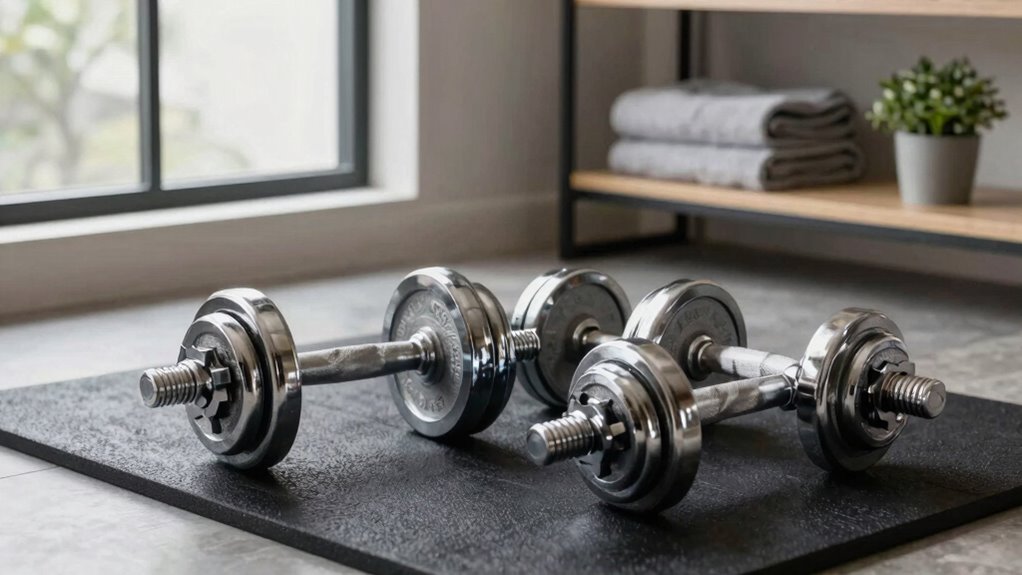 organized versatile workout storage