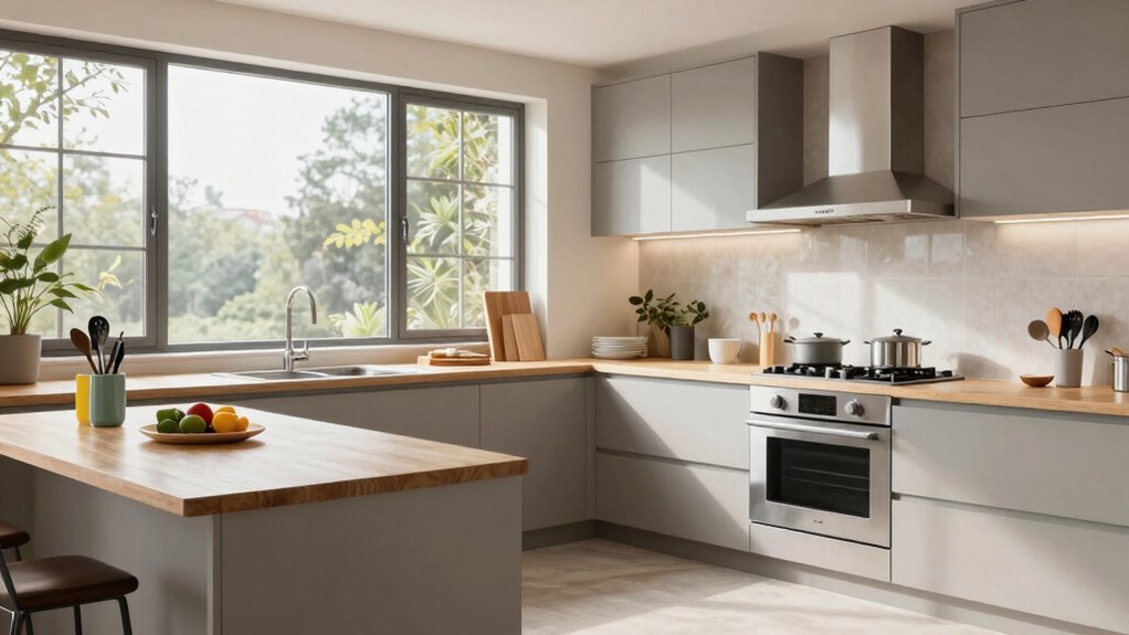 organized zones simplify cooking