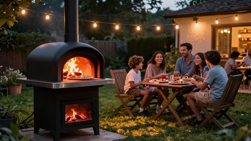 outdoor pellet pizza popularity