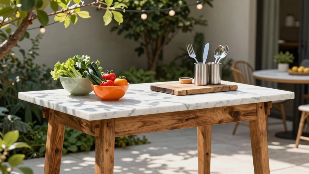 outdoor prep table innovations