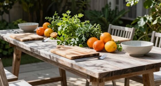 outdoor prep table trend