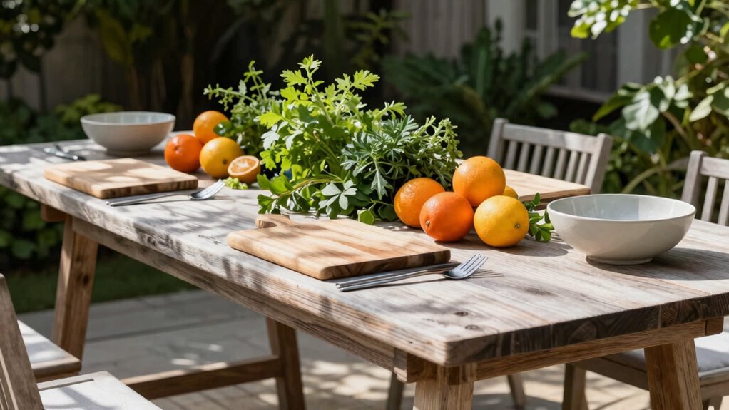 outdoor prep table trend
