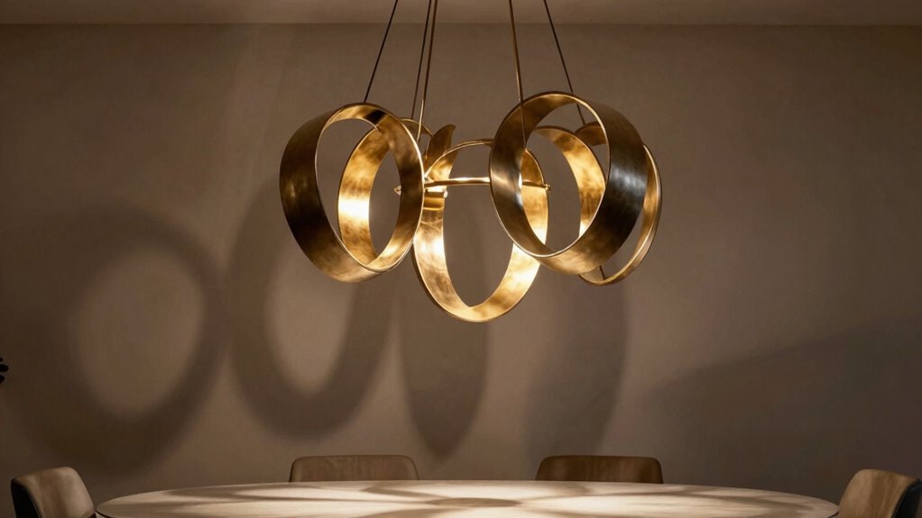 oversized fixtures set mood