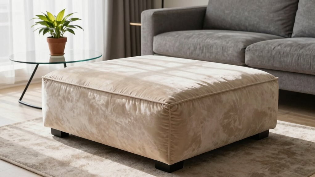 oversized ottomans enhance comfort