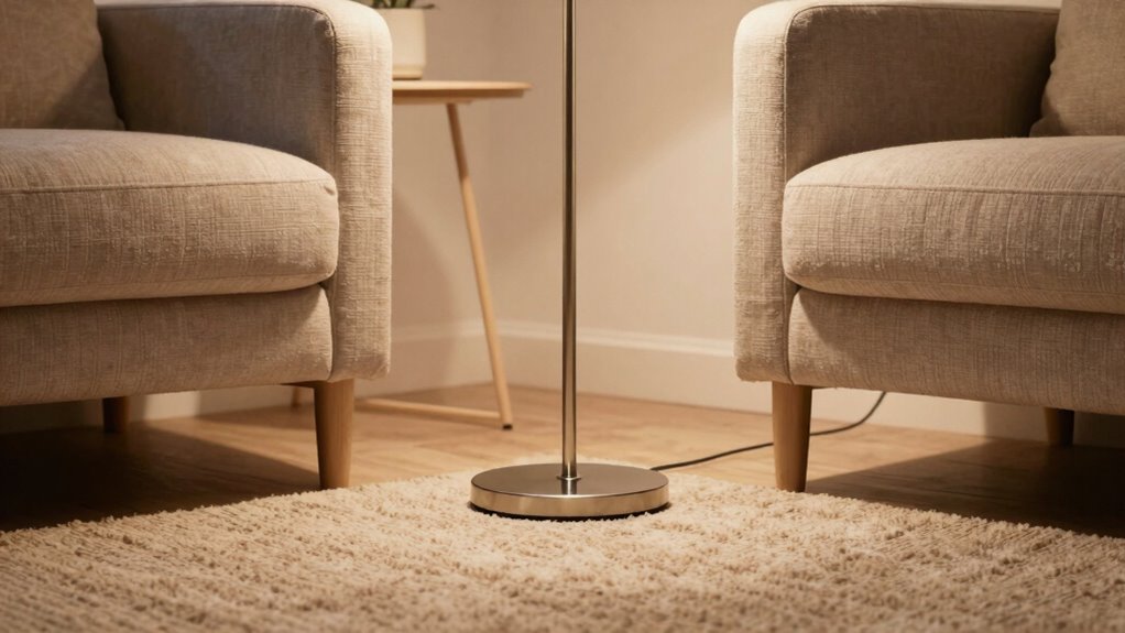 poor lamp placement destroys coziness