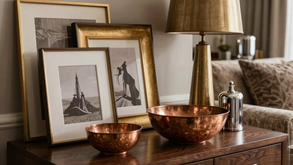 preference for warm toned metals