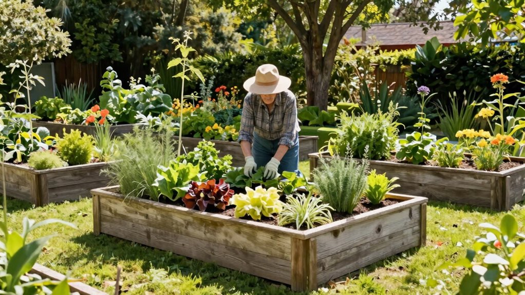 raised beds improve gardening ease
