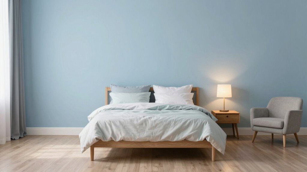 safe comfortable bedroom setup