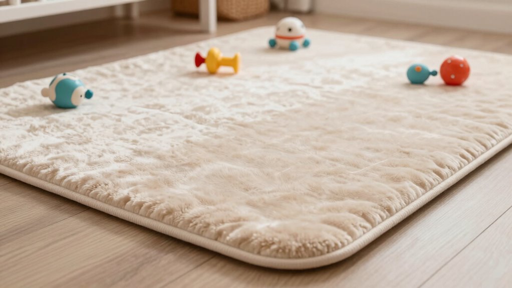 safe soft stylish nursery rug