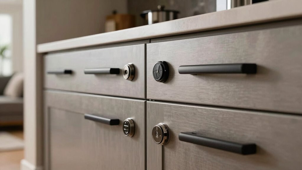 secure storage throughout house