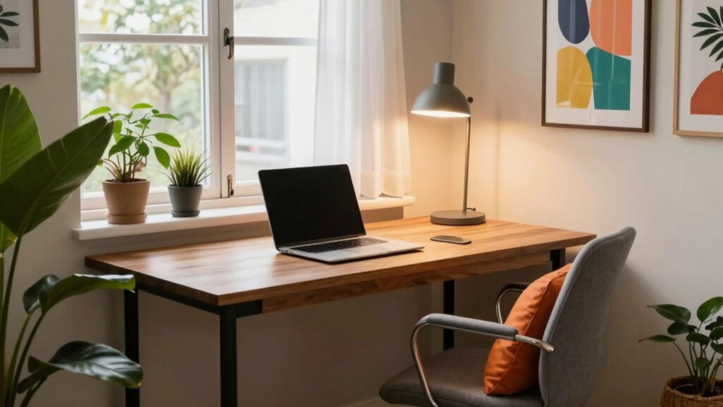 shared organized eco friendly workspace