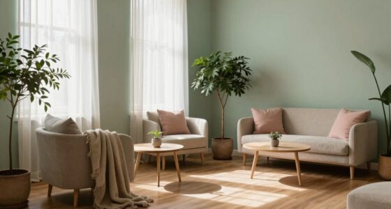 soothing shared space colors