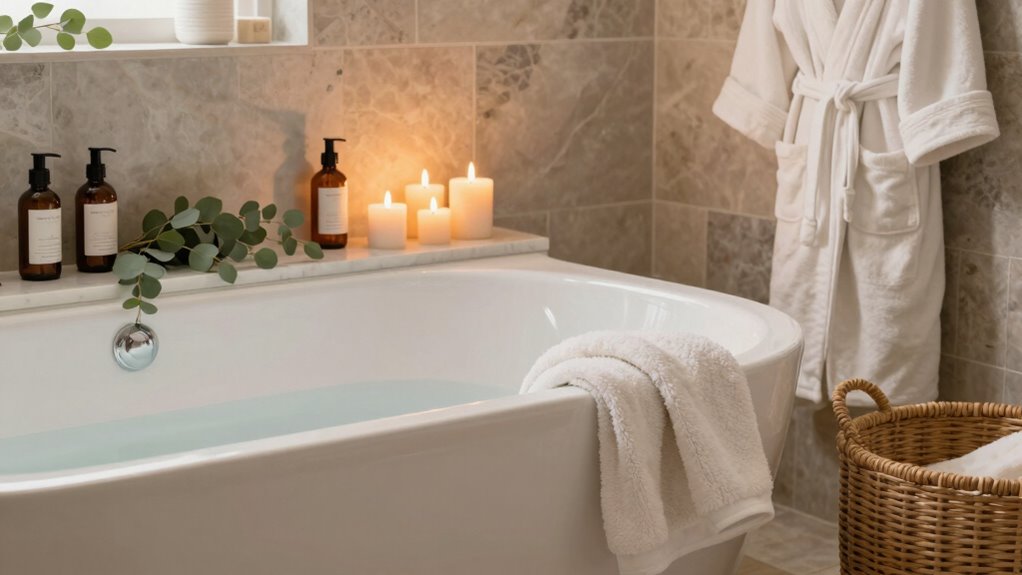 spa inspired bathroom decor