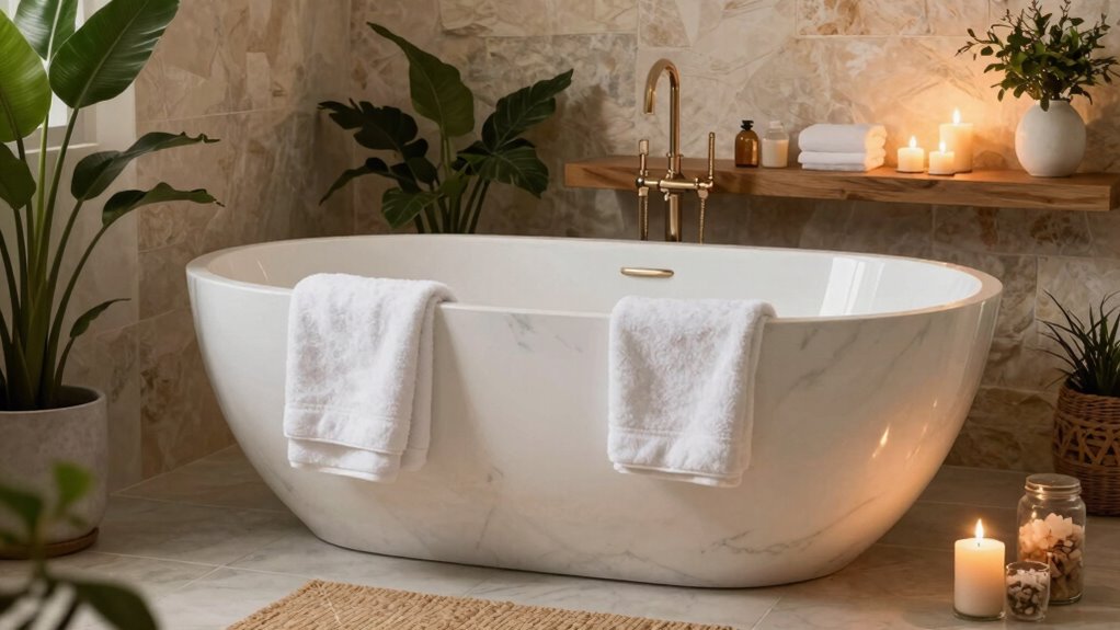 spa inspired bathroom transformation